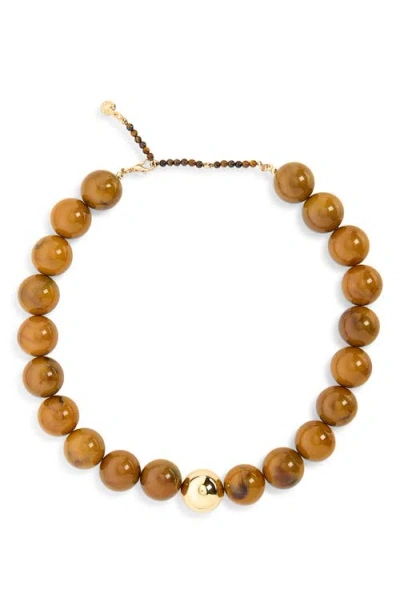 Baublebar Jane Beaded Necklace In Metallic