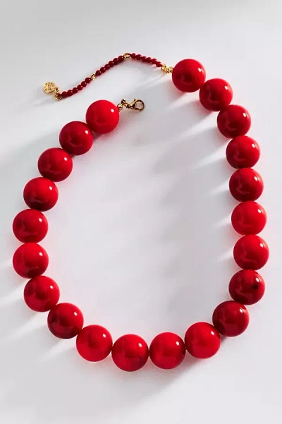 Baublebar Jane Beaded Necklace In Red