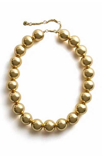 Baublebar Jane Rainbow Semiprecious Beaded Necklace In Gold