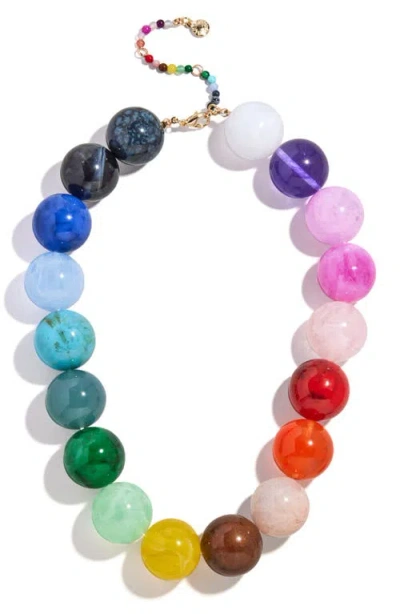 Baublebar Jane Rainbow Semiprecious Beaded Necklace In Multi