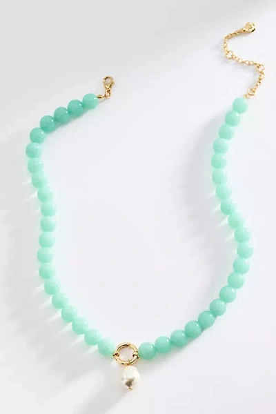 Baublebar Janette Beaded Pendant Necklace In Green