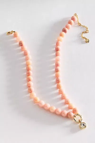Baublebar Janette Beaded Pendant Necklace In Pink