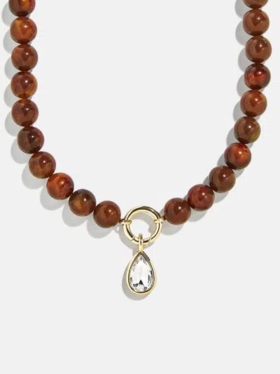 Baublebar Janette Beaded Ring Necklace In Brown