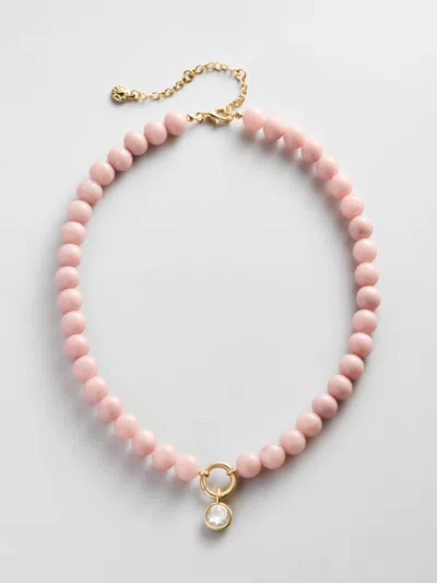 Baublebar Janette Beaded Ring Necklace In Metallic