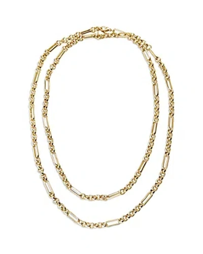 Baublebar Jay Mixed Link Long Necklace In Gold Tone, 40