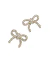 Baublebar Jenny Bow Drop Earrings In Gold/white
