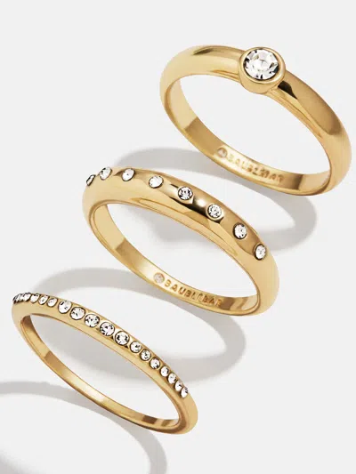 Baublebar Jenny Ring Set In Gold
