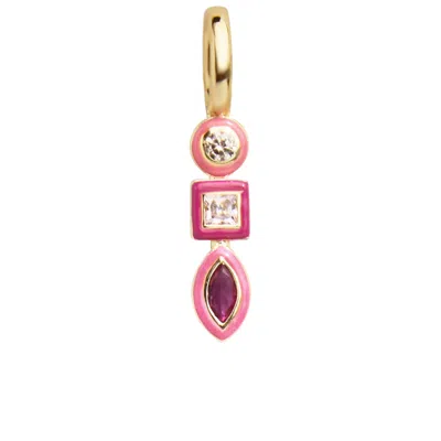 Baublebar Jeweled Cluster Charm In Pink