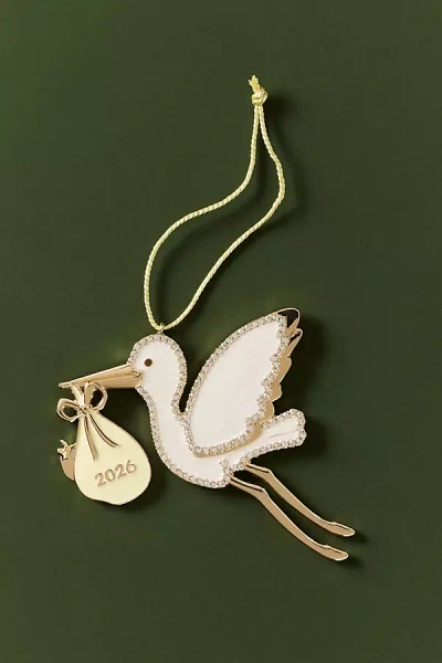 Baublebar Jeweled Milestone Ornament In White