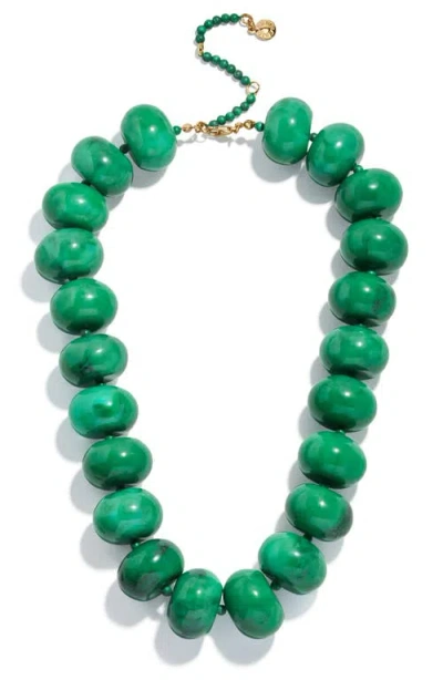 Baublebar Joan Necklace In Drk Green