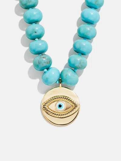 Baublebar Joan Semi-precious Evil Eye Necklace In Gold