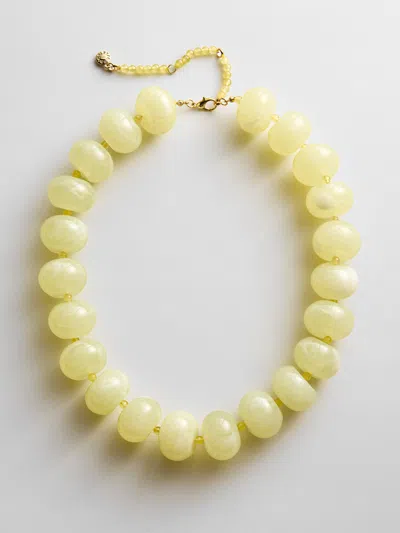 Baublebar Joan Semi-precious Necklace In Yellow