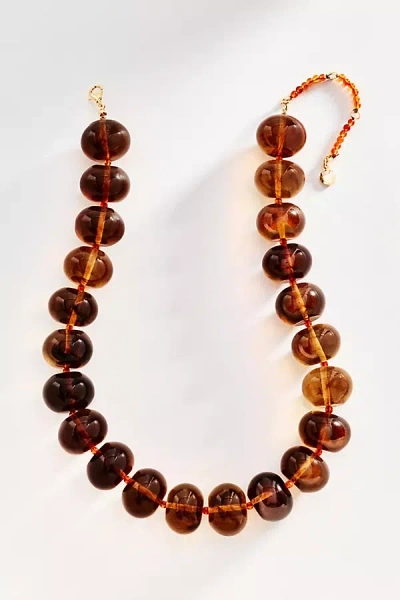 Baublebar Joan Semi-precious Beaded Necklace In Brown