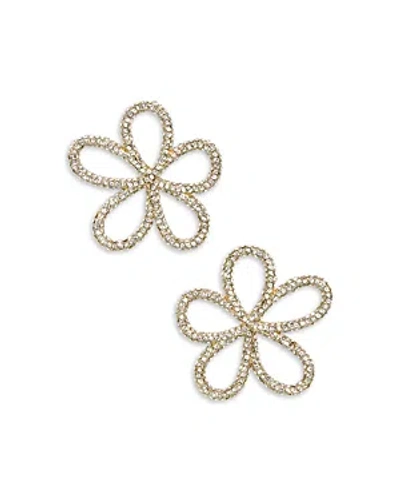 Baublebar Jordy Flower Drop Earrings In Gold/crystal