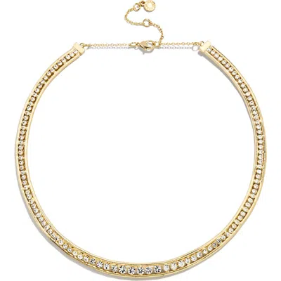 Baublebar Josephine Crystal Collar Necklace In Gold