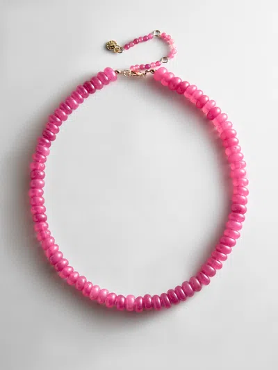 Baublebar Joyce Semi-precious Beaded Necklace In Pink