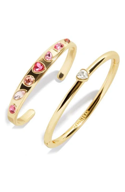 Baublebar Julia Set Of 2 Cuff Bracelets In Pink