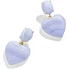 BAUBLEBAR BAUBLEBAR JUNO SHERI HEART DROP EARRINGS