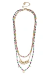 Baublebar Kai Semiprecious Custom Layered Necklace In Multi