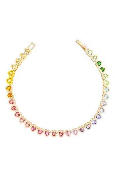 BAUBLEBAR KALI RAINBOW CRYSTAL TENNIS BRACELET 