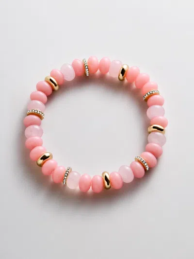 Baublebar Kelly Semi-precious Beaded Bracelet In Orange
