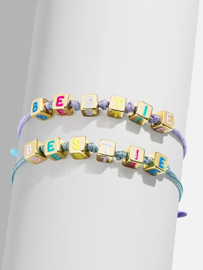 Baublebar Kids' Bestie Friendship Bracelet Set In Gold