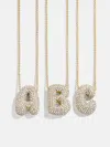 Baublebar Kids' Bubble Initial Necklace In Gold