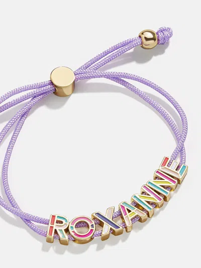 Baublebar Kids' Custom Cord Bracelet In Purple