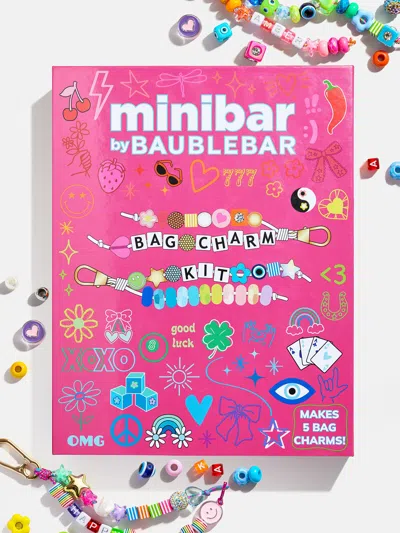 Baublebar Kids' Diy Bag Charm Craft Kit In Pink