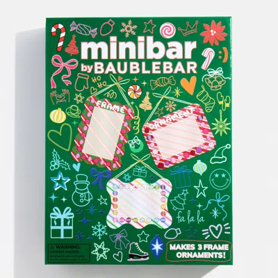 Baublebar Kids Diy Christmas Frame Ornament Craft Kit In Multi
