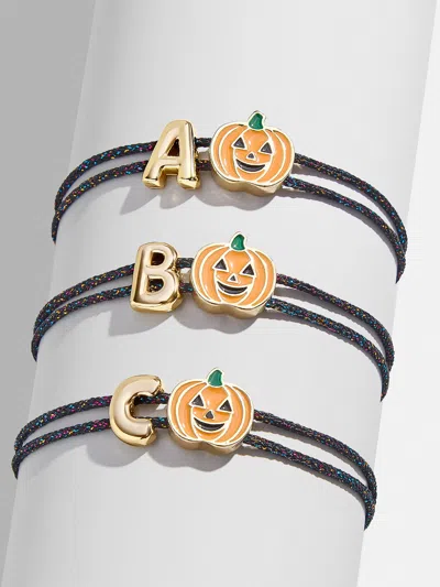 Baublebar Kids' Halloween Initial Bracelet In Gold