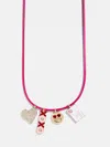 Baublebar Kids' Heartfelt Charm Necklace In Red