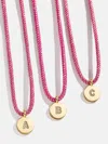Baublebar Kids' Initial Pendant Necklace In Red