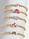Baublebar Kids' Sweet Candy Treats Pisa Bracelet Set In Gold