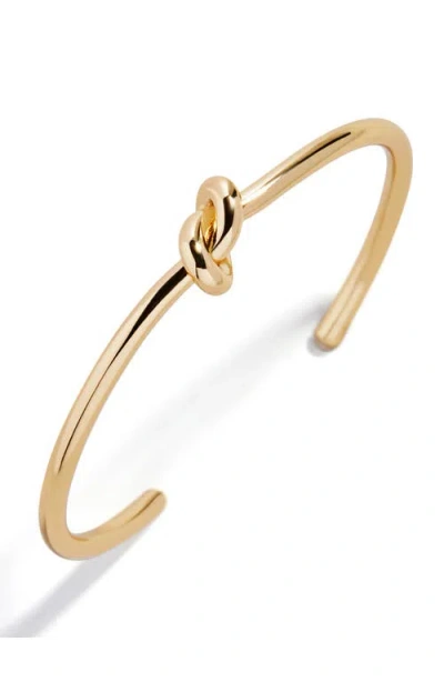 Baublebar Knotted Cuff Bracelet In Gold
