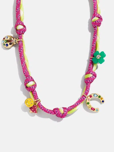 Baublebar Knotty But Nice Kids Charm Necklace In Multi