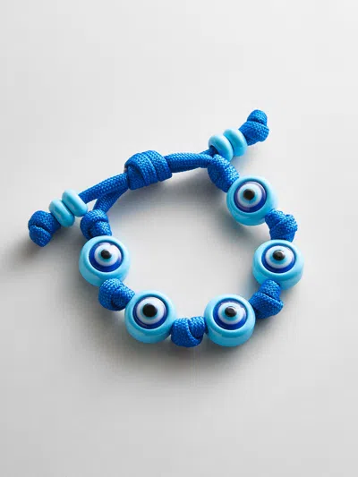 Baublebar Knotty Good Eye Cord Bracelet In Blue