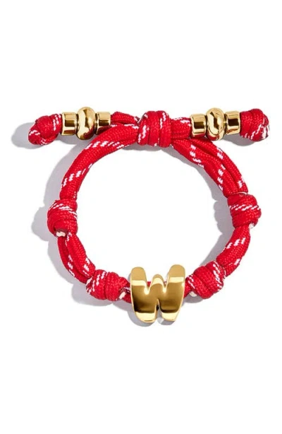 Baublebar Knotty Initial Bracelet In Gold