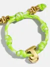 Baublebar Knotty Initial Custom Bracelet In Green