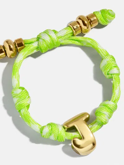 Baublebar Knotty Initial Custom Bracelet In Green