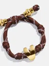 Baublebar Knotty Initial Custom Bracelet In Brown