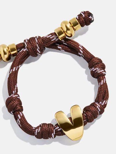 Baublebar Knotty Initial Custom Bracelet In Brown