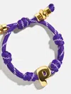 Baublebar Knotty Initial Custom Bracelet In Purple