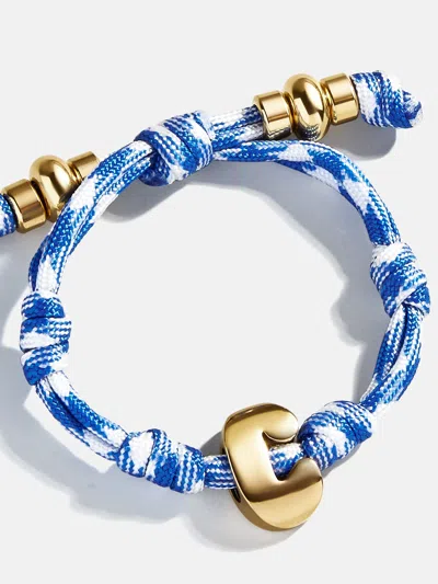 Baublebar Knotty Initial Custom Bracelet In Blue