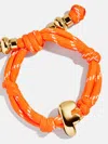 Baublebar Knotty Initial Custom Bracelet In Orange
