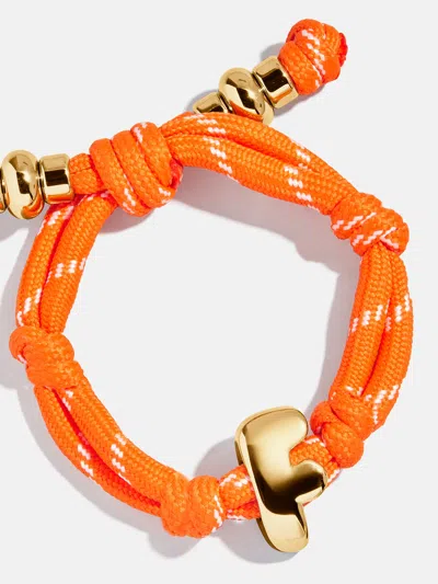 Baublebar Knotty Initial Custom Bracelet In Orange