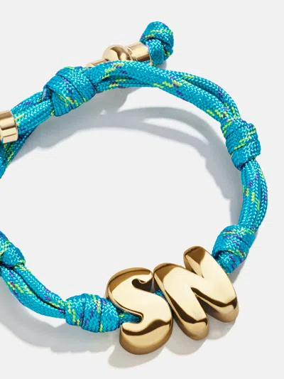 Baublebar Knotty Initial Custom Bracelet In Blue