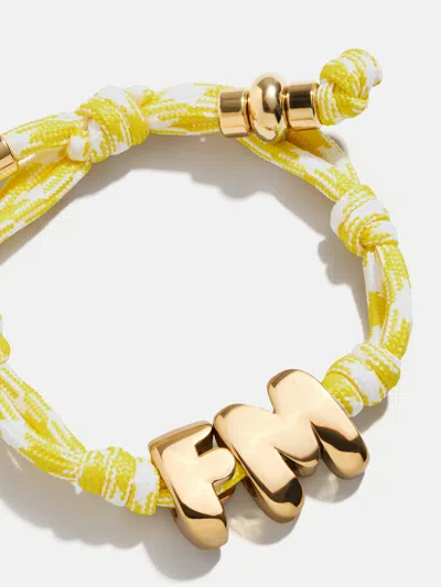 Baublebar Knotty Initial Custom Bracelet In Gold