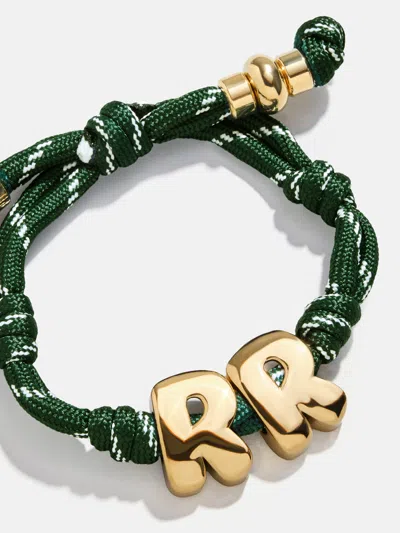 Baublebar Knotty Initial Custom Bracelet In Green