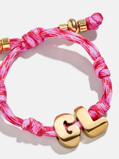 Baublebar Knotty Initial Custom Bracelet In Pink